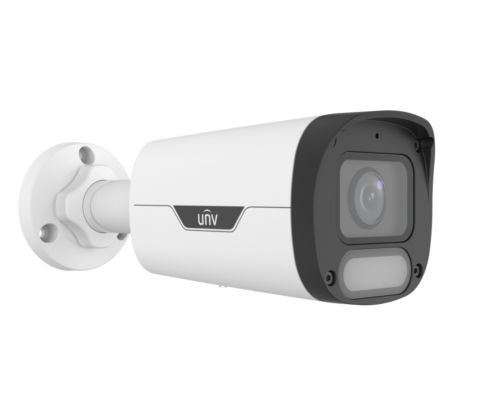 Uniview 4MP ColorHunter Wise-ISP Fixed Warm Light Bullet Network Camera IPC2314LE-ADF28KM-WP _